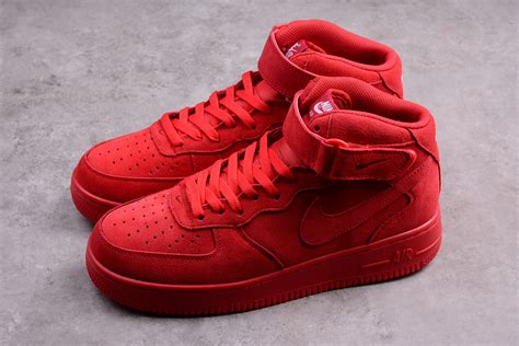 Mens And Wmns Nike Air Force 1 Mid Gym Red 315123 609