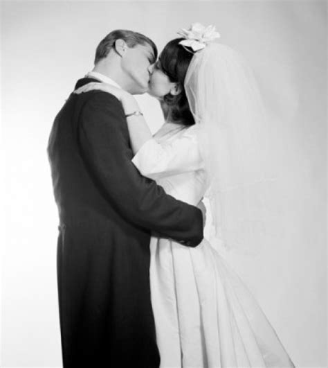 Newly Married Couple Kissing Poster Print 24 X 36