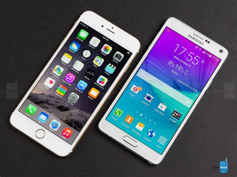 Samsung Galaxy Note 4 Vs Apple Iphone 6 Plus Phonearena