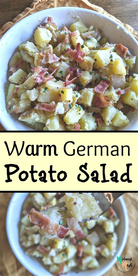 Warm German Potato Salad Midwest Mash