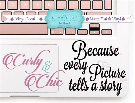 Because Every Picture Tells A Story Decal Quote Decal Vinyl Etsy