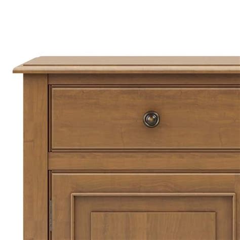 Wyndenhall Hampshire Solid Wood Traditional Entryway Storage Cabinet