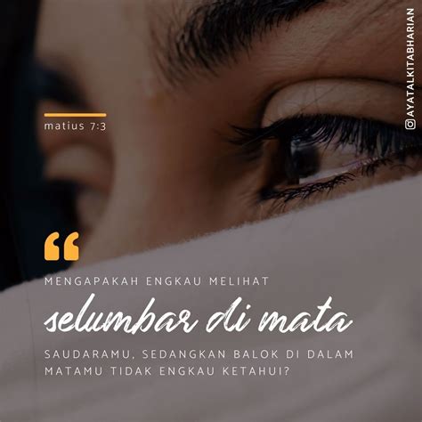 Pada dasarnya ruqyah berisi ayat ayat suci alquran atau doa doa dari hadis. Ayat Alkitab Harian on Instagram: "Apa sih yang membuat ...