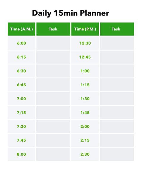 Time Blocking Template A Guide To Time Blocking Quickbooks Canada Blog