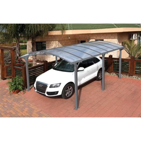 Our one car metal carport kits can protect your vehicle/s or equipment and it's affordable! Palram 16x12 Arcadia 5000 Metal Carport Kit (HG9100) | Carport patio, Carport, Pergola carport