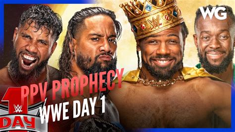 Ppv Prophecy 71 Wwe Day 1 The Usos C Vs The New Day Youtube