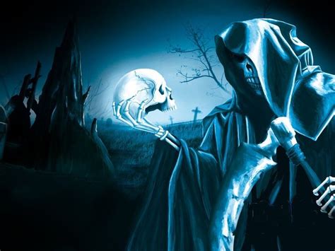 Grim Reaper Skull Dark Wallpaper Live Wallpaper Hd Dont Fear The