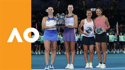 Womens Doubles Final Ceremony Australian Open 2020 Youtube