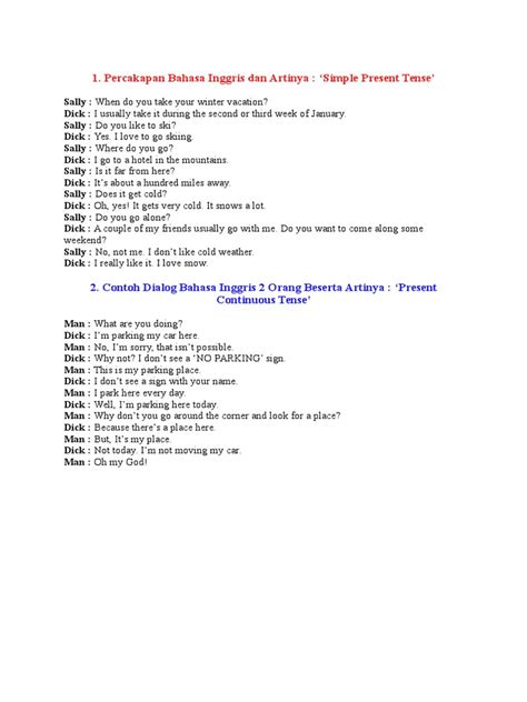 Contoh Dialog Past Continuous Tense Dan Artinya Koleksi Gambar