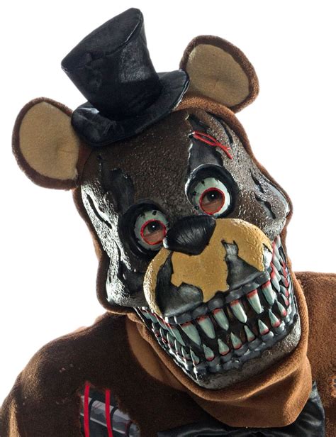 Five Nights At Freddys Nightmare Freddy Adult Pvc 34 Mask