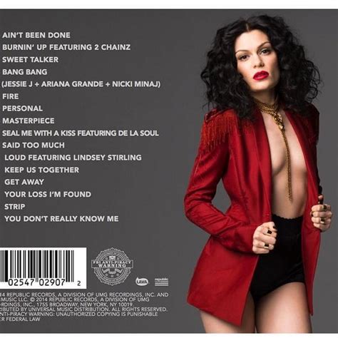 Jessie J Sweet Talker Album Cover 49898 Softblog