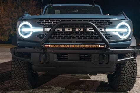 Spv Parts 2021 Ford Bronco Modular Bumper Light Light Bar Kit With