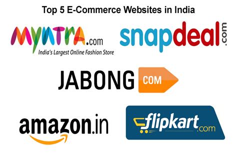 Top Five E-Commerce Websites in India
