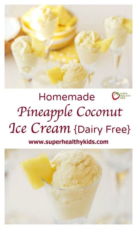 Healthy Pineapple Ice Cream Low Fodmap Gluten Free Lactose Free Vegan