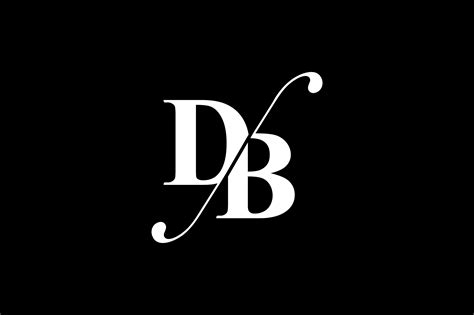 Db Monogram Logo Design By Vectorseller