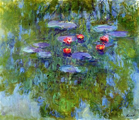 Claude Monet Picture Water Lilies Artsviewer Com