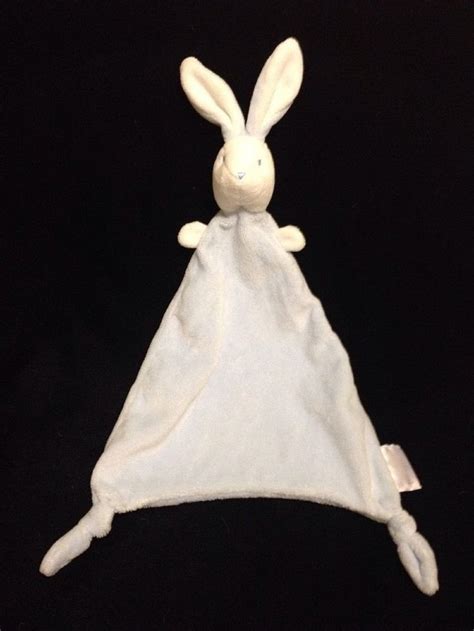 Little White Company Bunny Blue Comforter White Rabbit Blanket Soother