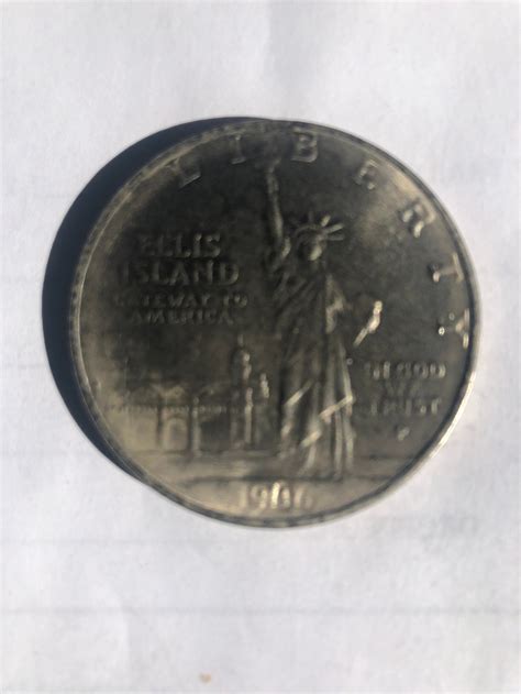 1906 Us Liberty 1 Dollar Ellis Island Antique Silver Coin Etsy