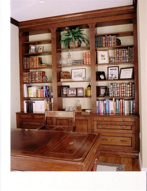 Custom Walnut Home Officestudy By Case By Case Cabinets