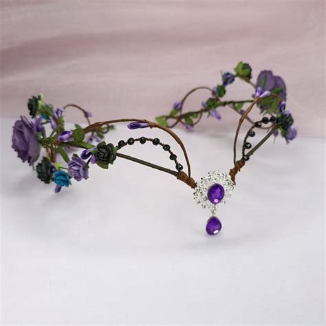 Woodland Elf Tiara Etsy