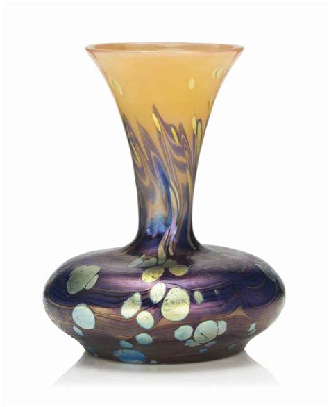 A Loetz Iridescent Glass ‘cytisus’ Pattern Vase Circa 1900 Christie S