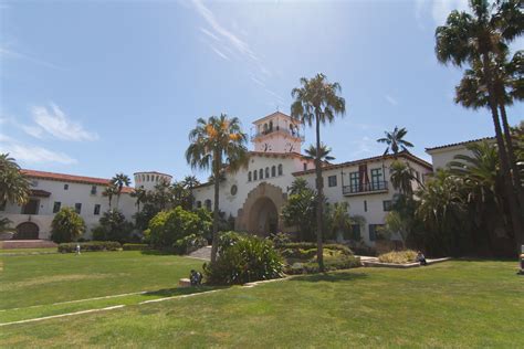 Santa Barbara County Courthouse And Sunken Gardens Santa Barbara Parks