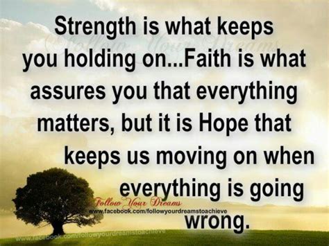 Hope Faith Strength Quotes Quotesgram