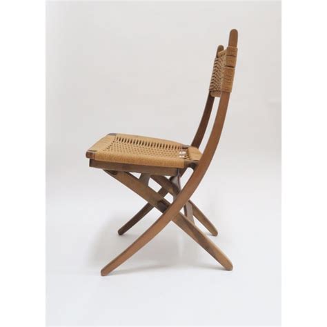 Free delivery on thousands of items. Vintage Danish Modern Rope Folding Chair | Chairish