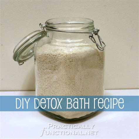 Diy Detox Bath Recipe Practically Functional