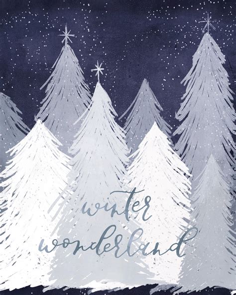 Winter Wonderland Printable 8x10 Printable Holiday Etsy New Zealand