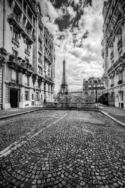 2083 Torre Eiffel Blanco Y Negro En La Ciudad De París Francia Fotos