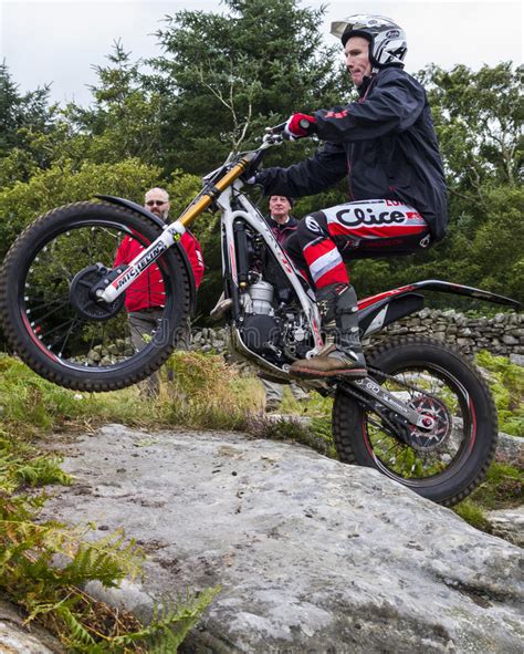 Motorcycle Trials Rider. editorial photo. Image of england - 58689971