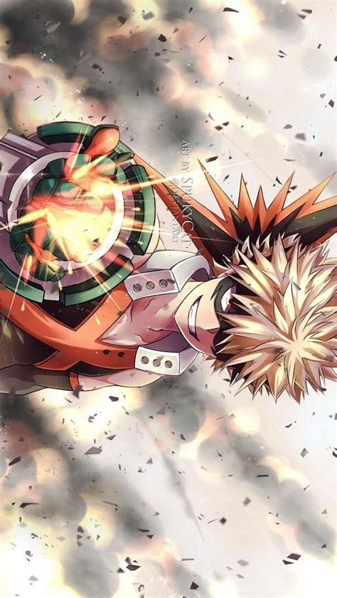 Explosion Myheroacademia Hero Wallpaper My Hero Academia Shouto