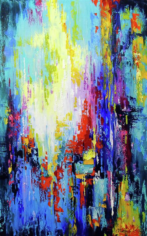 Movement Of Emotions Painting By Olha Darchuk Fine Art America