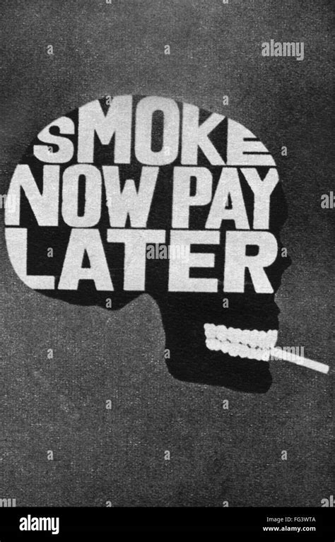 Anti Smoking Poster 1964 Nanti Smoking Poster Published By The British Medical Assocation