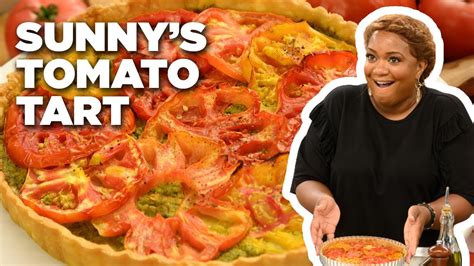Heirloom Tomato And Pesto Tart With Sunny Anderson The Kitchen Food
