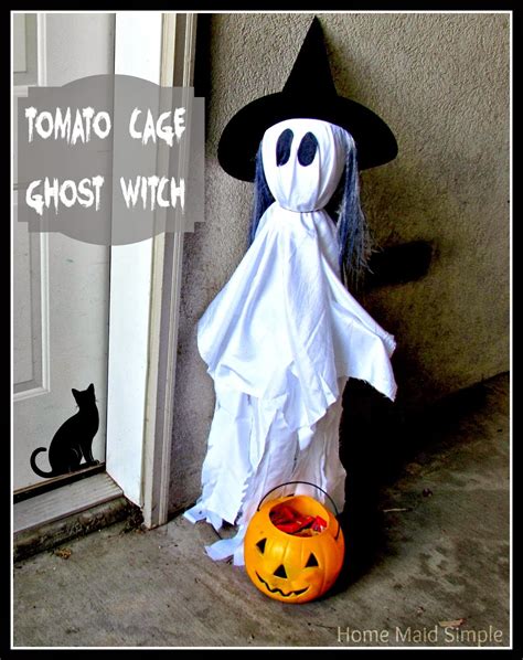 Diy Tomato Cage Ghost Home Maid Simple