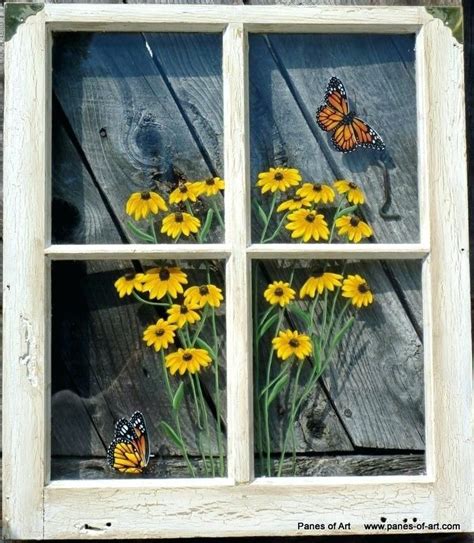 Old Windows Painted Painted Window Panes Painting On Glass Windows