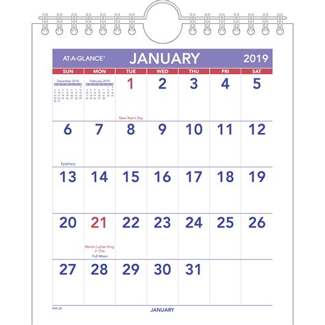 2019 Monthly Calendar With Previous And Next Month Reference Qualads