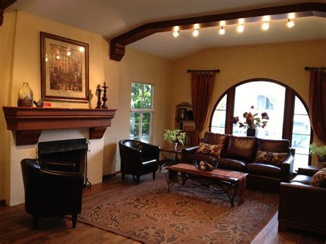 1928 Spanish Style Traditional Living Room Los