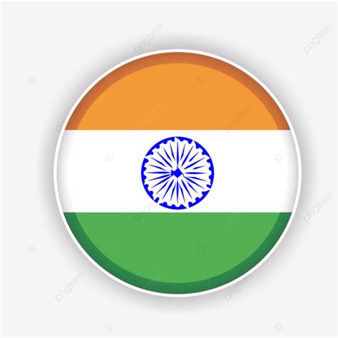circle flag of india free vector circle in indian flag free round indian flag vector india