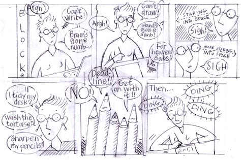 sally kindberg s comic strip overcome a writing drawing block sally kindberg s blog