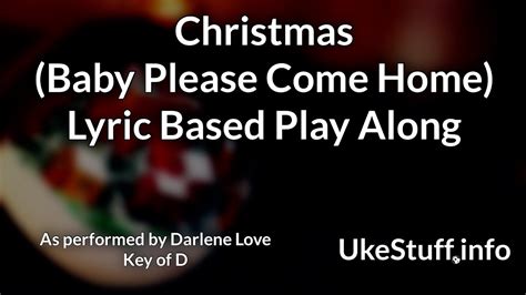 Christmas Baby Please Come Home Lyric Based Play Along Youtube