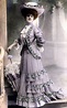 Elegant Lady in Lavender Blank Card Proscenium Series Old Time | Etsy ...