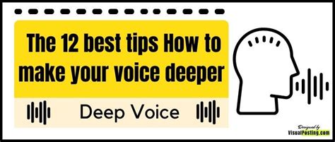How To Deepen Your Voice Effective Techniques