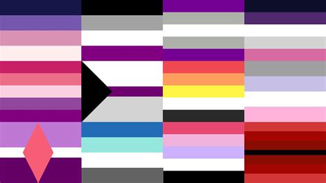 I Made This Compilation Of Ace Spectrum Flags A While Back I Guess I Forgot To Post It Here