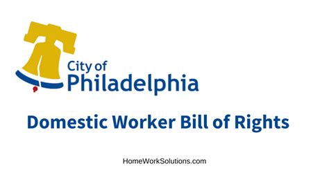 Philadelphia Enacts Domestic Worker Bill Of Rights