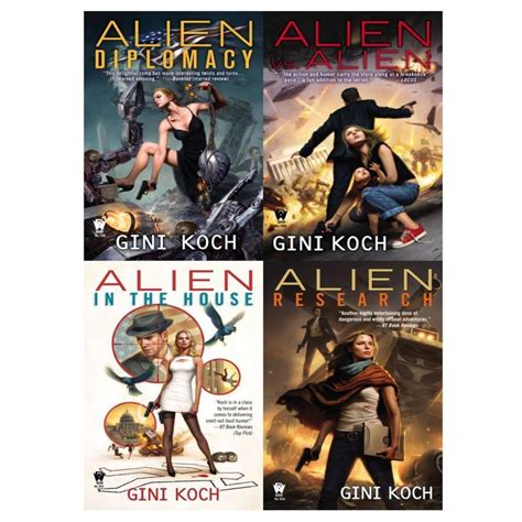 Alien Sci Fi Romance Series By Gini Koch Collection Set Of Paperbacks 5