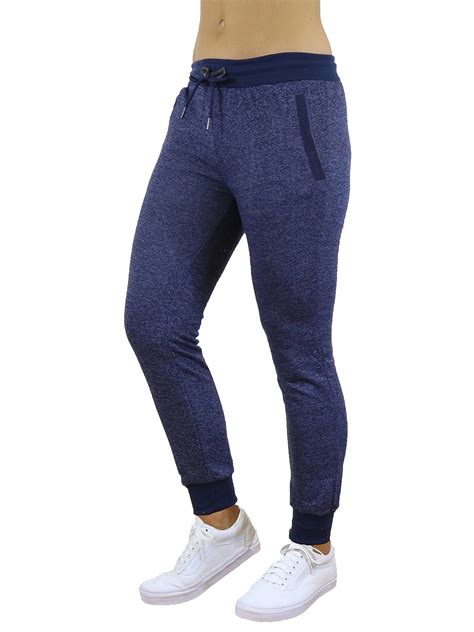 Womens Slim Fit French Terry Jogger Sweatpants