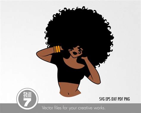 black woman natural hair svg afro girl svg svg cutting etsy singapore